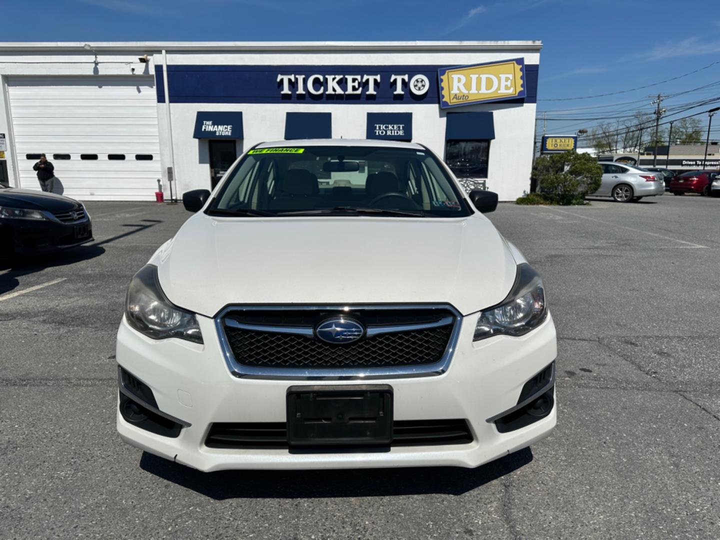 2016 WHITE Subaru Impreza 2.0i PZEV CVT 4-Door (JF1GJAA68GH) with an 2.0L H4 DOHC 16V engine, CVT transmission, located at 1254 Manheim Pike, Lancaster, PA, 17601, (717) 393-9133, 40.062870, -76.323273 - Photo#1